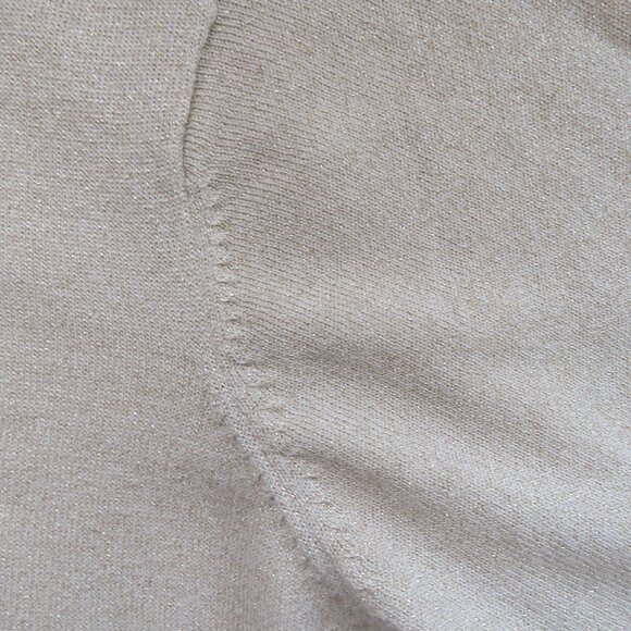 Gold Sparkly Alia Sweater With 3/4 Length Sleeves - Picture 6 of 7